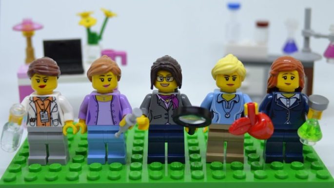 SciMoms Lego Characters
